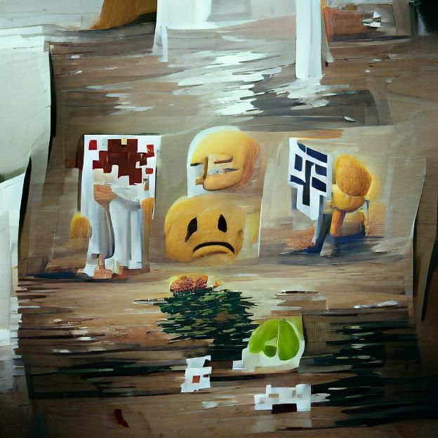 Loss hurts more than anything detailed painting