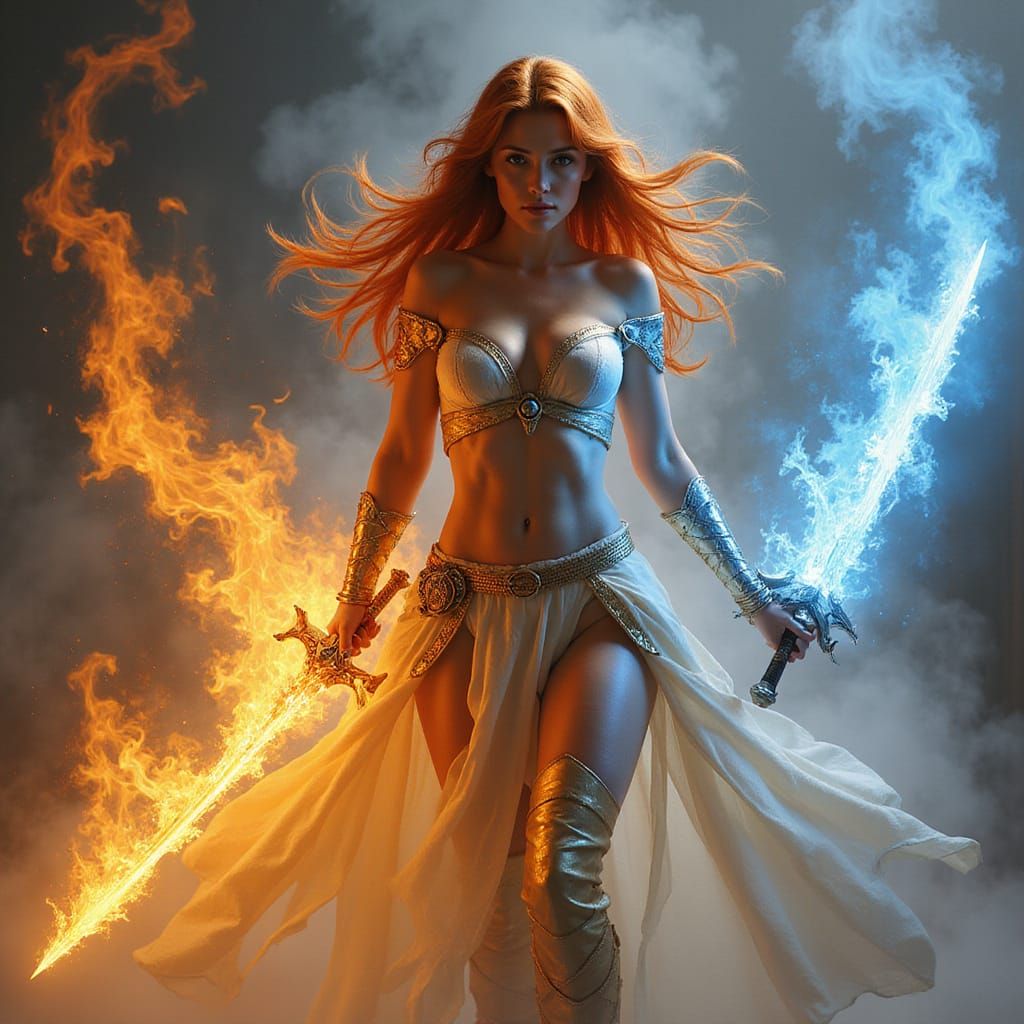 Fire and Water  by @XII