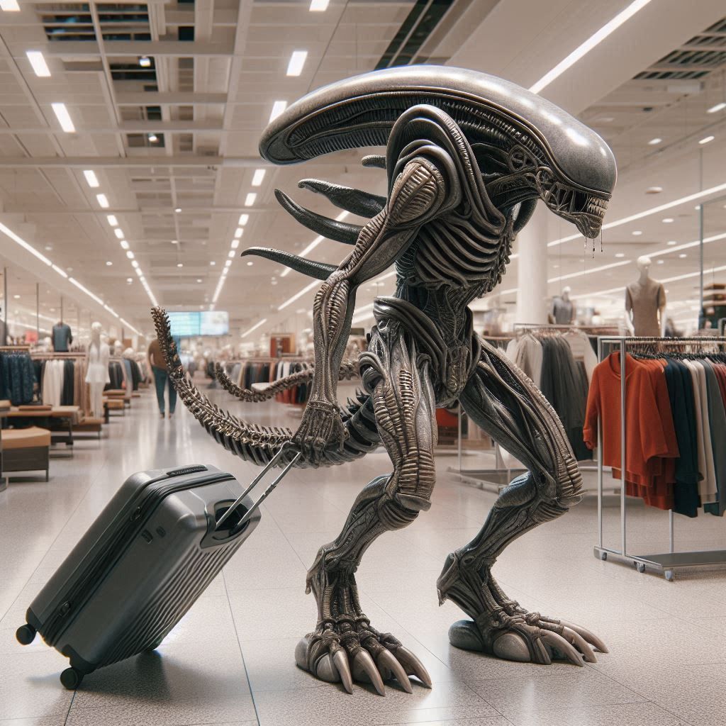 Xenomorph in department store