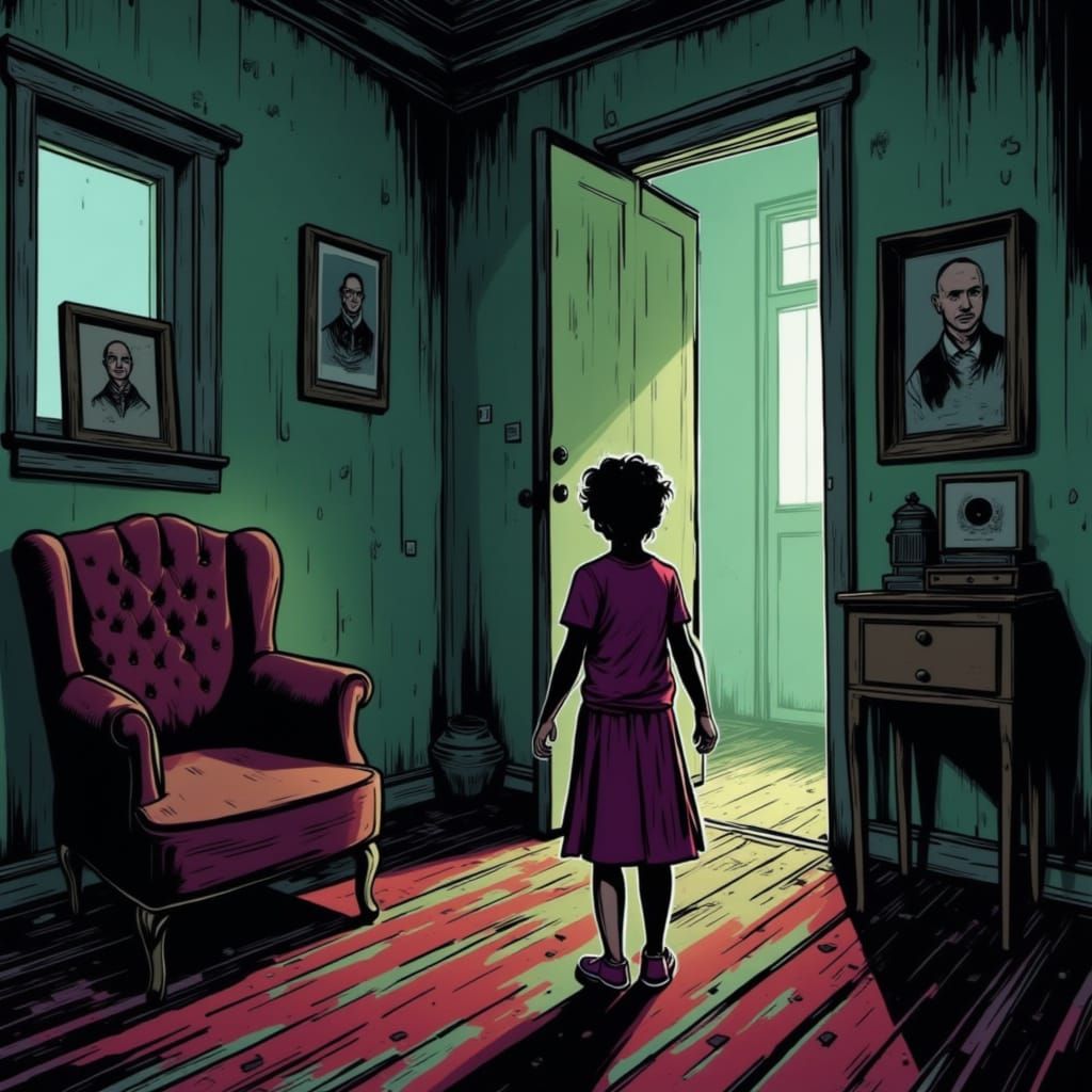 You return to your childhood home, but something is off. The doors are too tall, the wallpaper subtly shifting when you aren’t looking. The ...