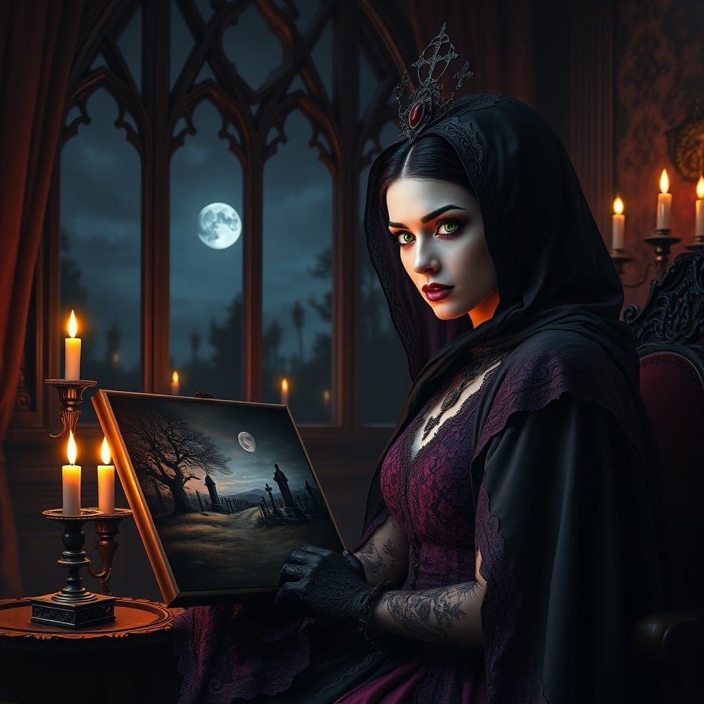 Gothic Queens Portrait   by @Deantay 