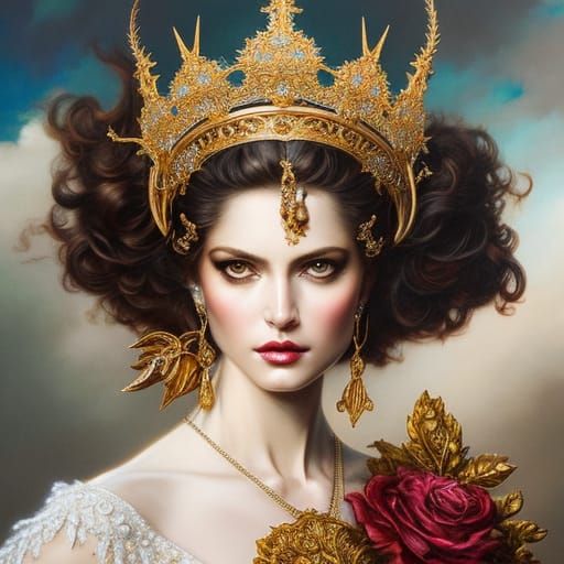 Queen Rosemary AI Generated Artwork NightCafe Creator