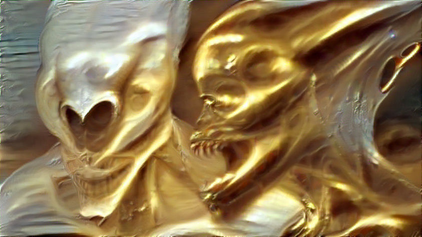 gold press alien 