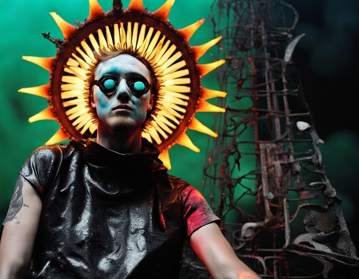 Surreal Rave Transformation: Dadaist Photography