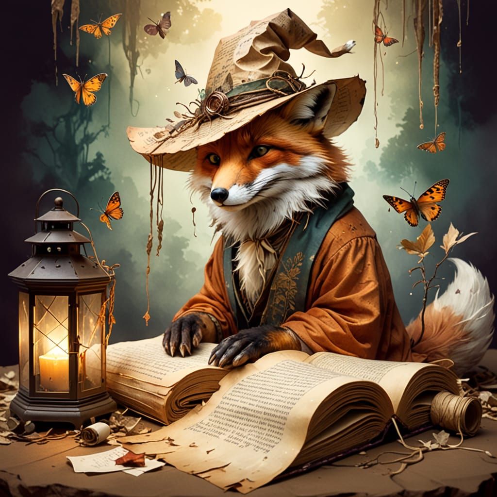 📚🦊 Fox Scholar of Forgotten Knowledge