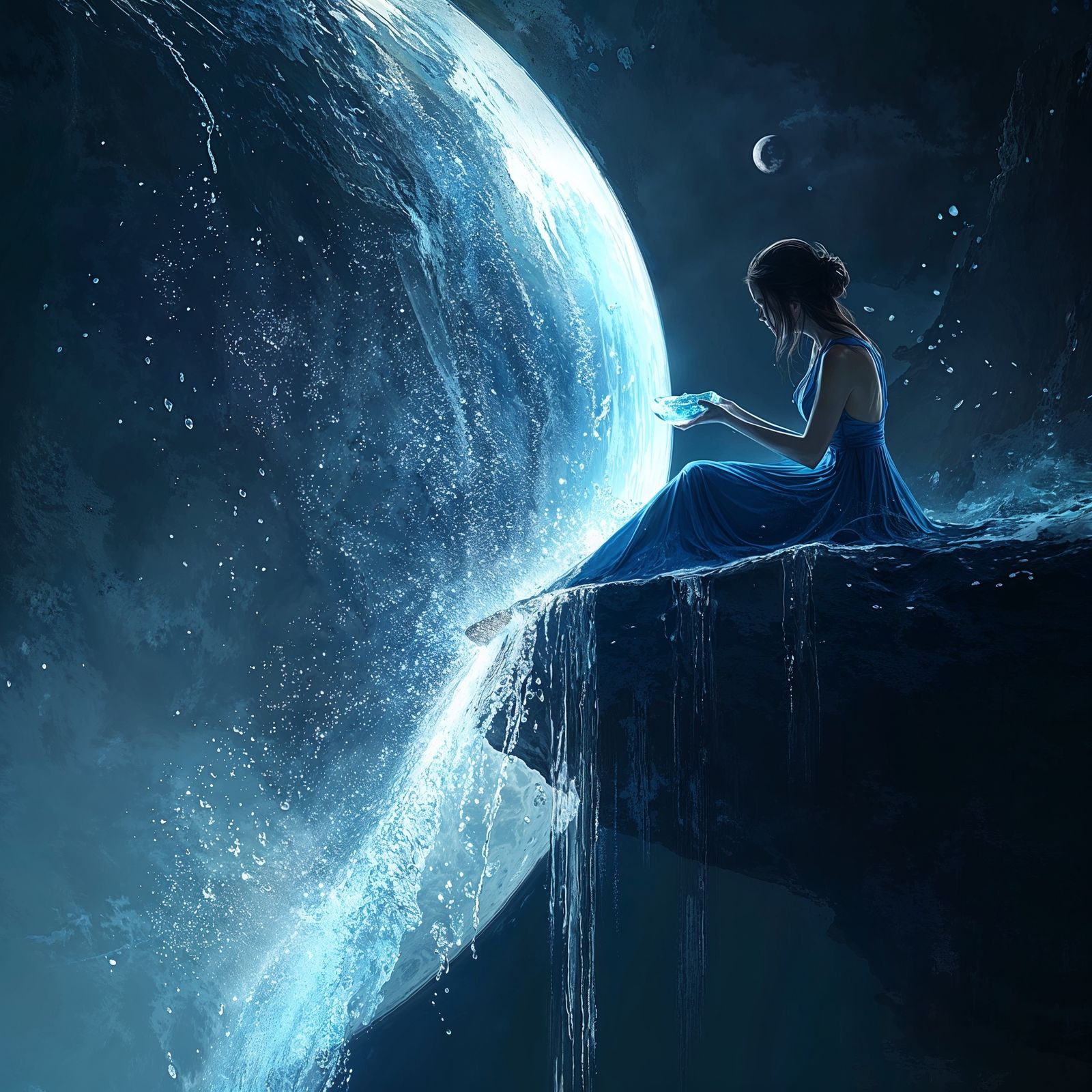 Carrier of the Celestial Water  by @Gecko6955