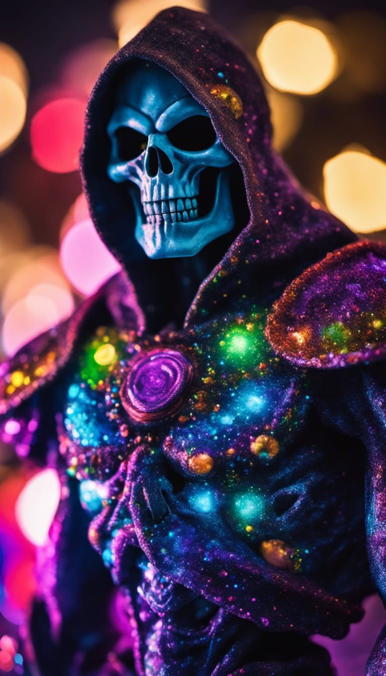 Glittery Skeletor