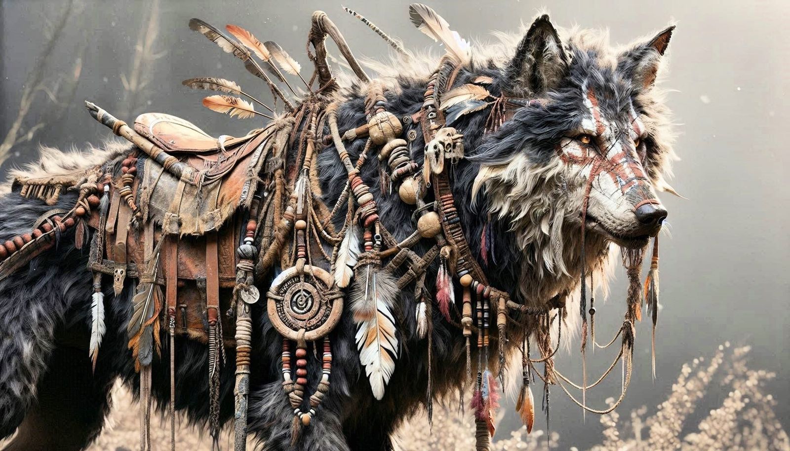 Johnny Depp's Dire Wolf