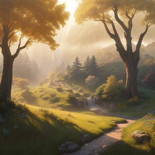 Inspiring Serene Landscape Art in Unreal Engine