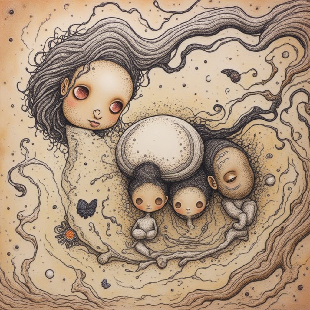 <lora:Flux Voodoo:1.0>