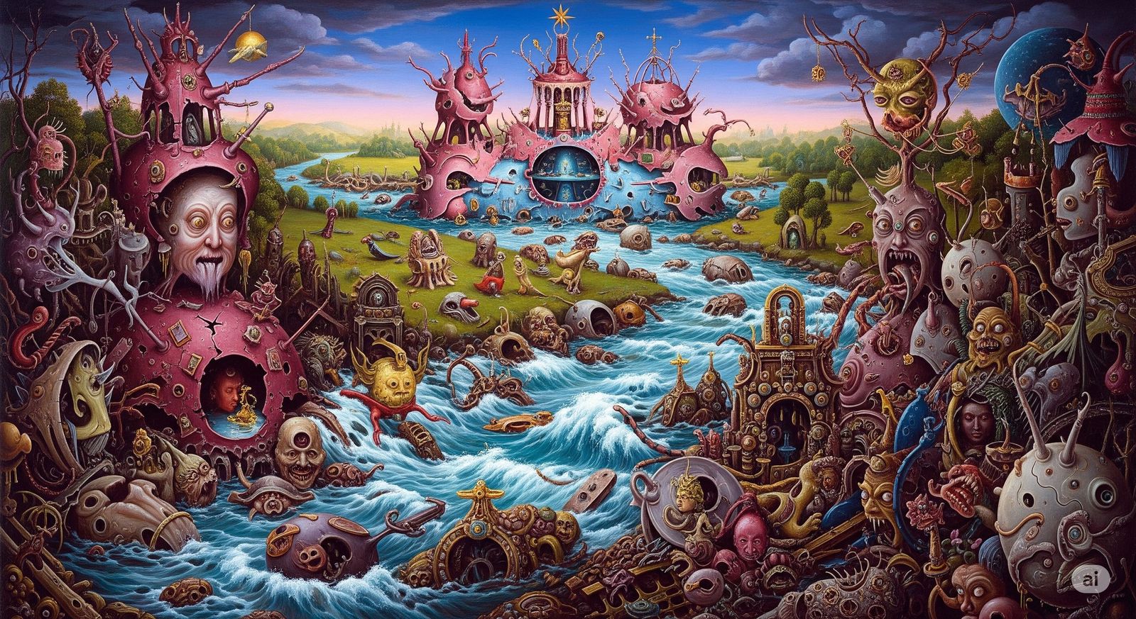 WAY DOWN BY THE RIVER IN THE GARDEN OF EARTHLY DELIGHTS