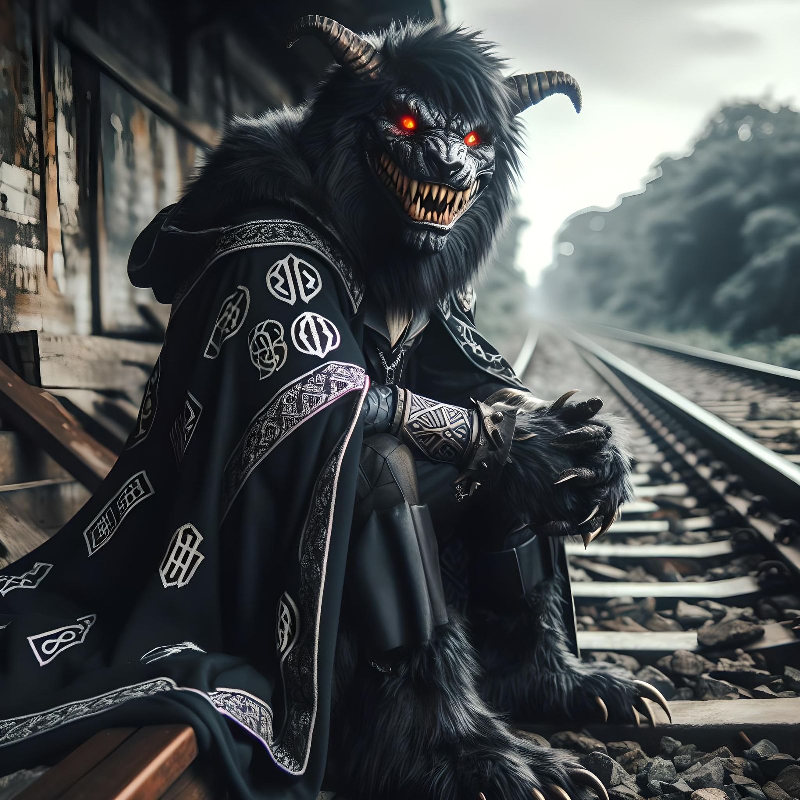 "They say living near the trains keeps you on Track, obviously I'm Joking"