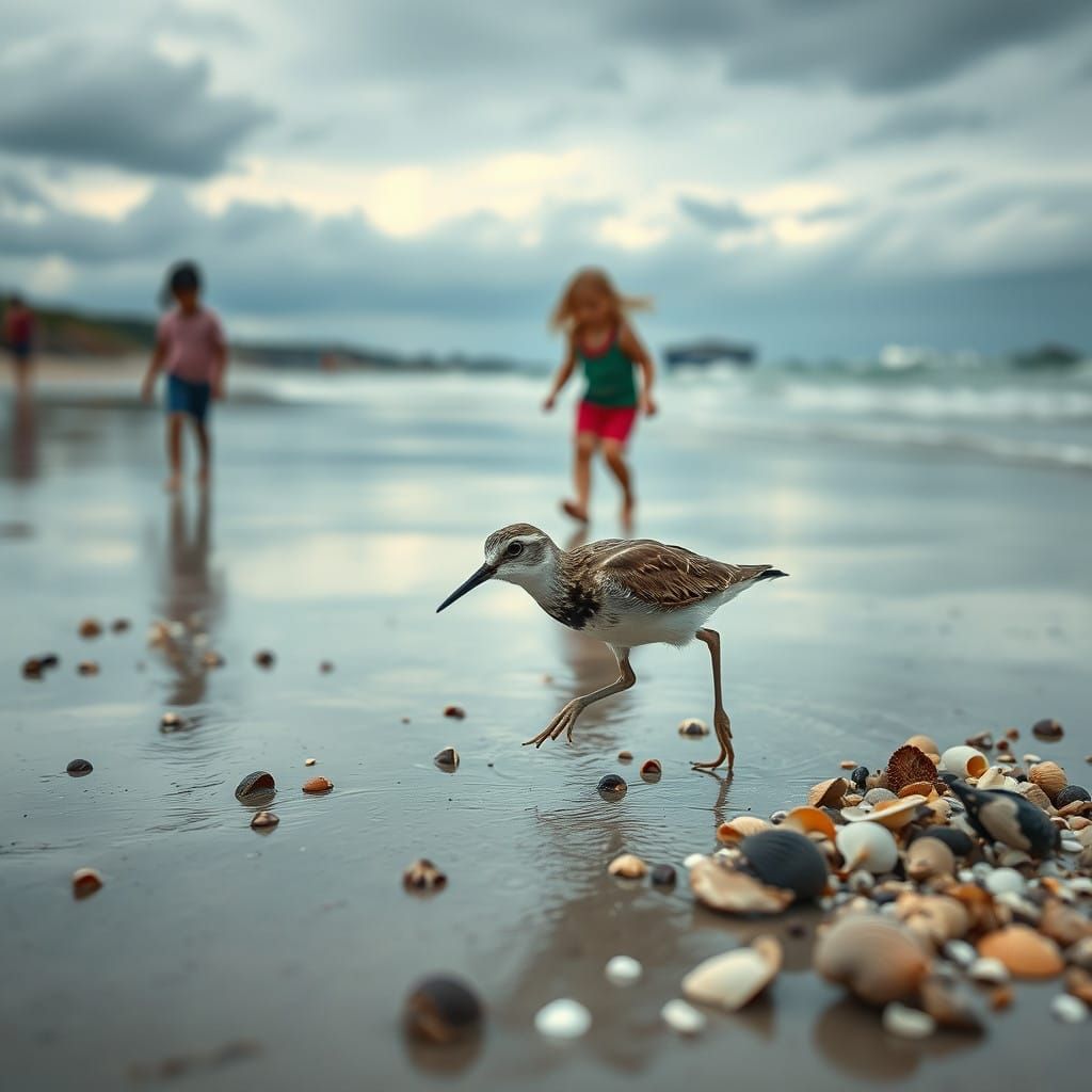 "Ooo! Seashells!" *Ooo! Lunch!*  by @NSArt