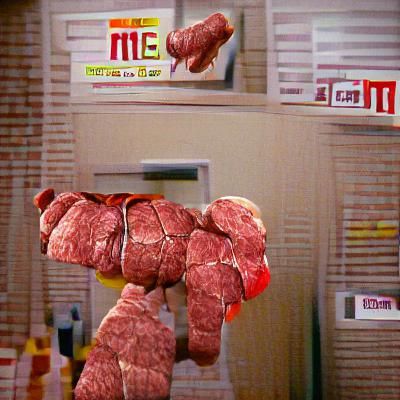 it's meat again!