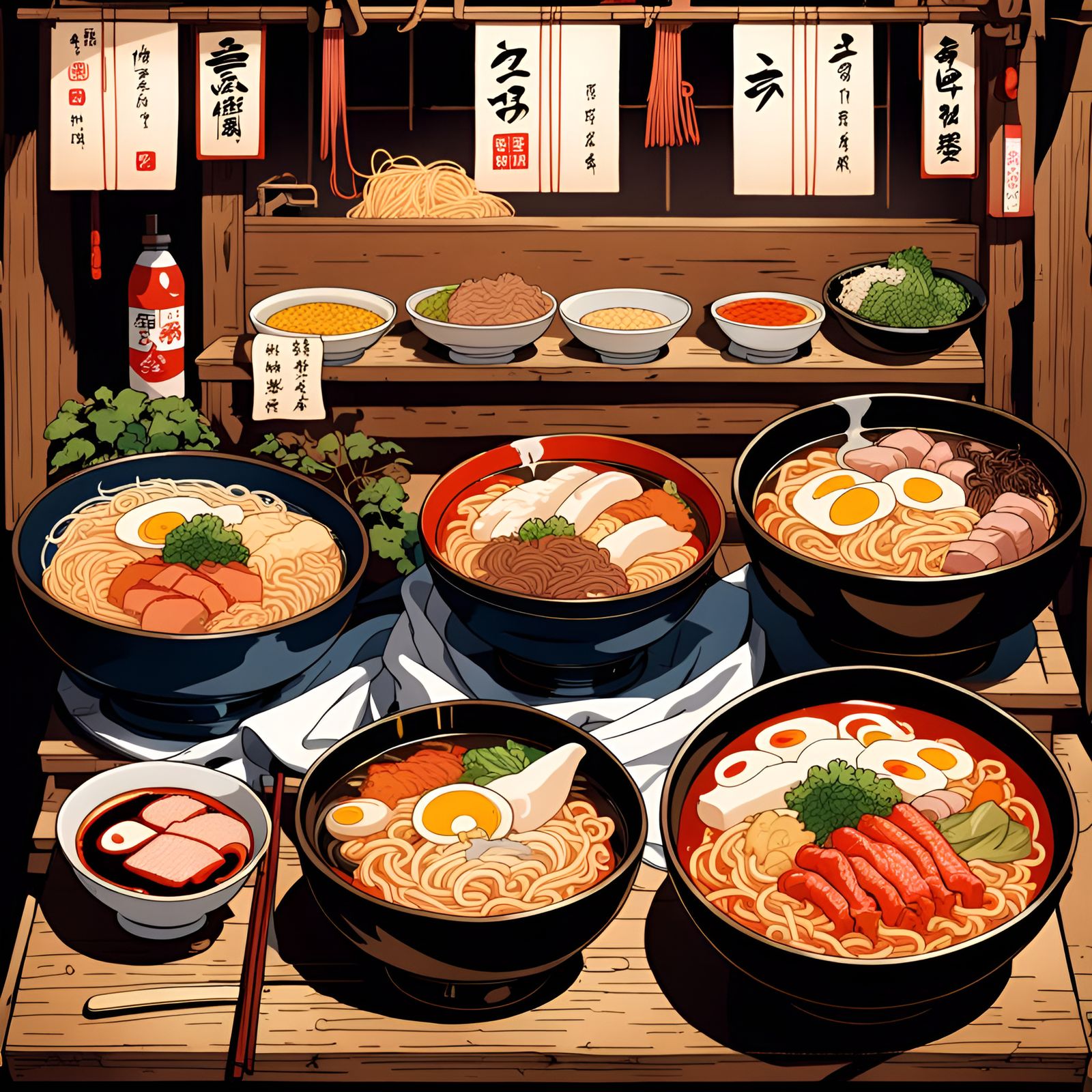 The Paradise Of Ramen 🍜 Ai Generated Artwork Nightcafe Creator