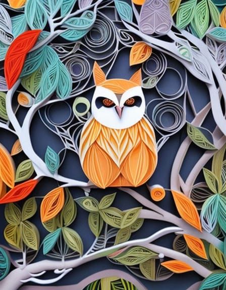 3D Paper Craft Owl