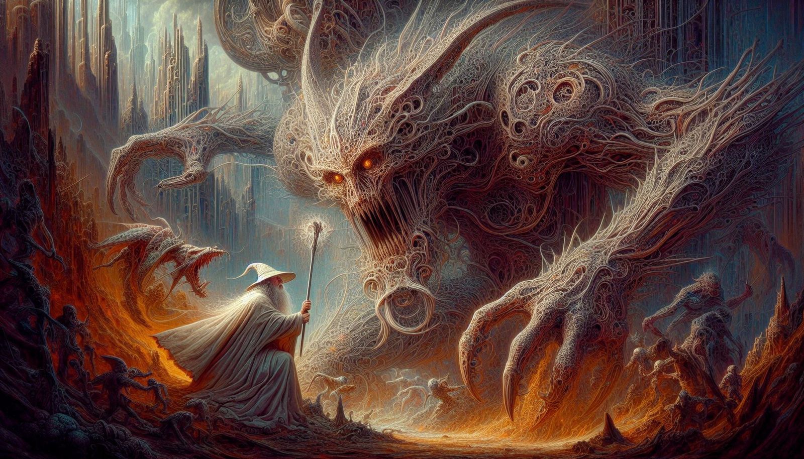 GANDALF BATTLING BALOG 1