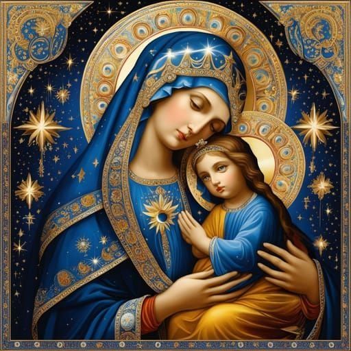 "Chosen from all womankind, Come, guide the way..