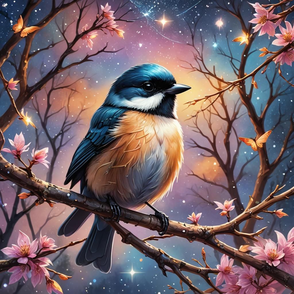 Chicadee bird