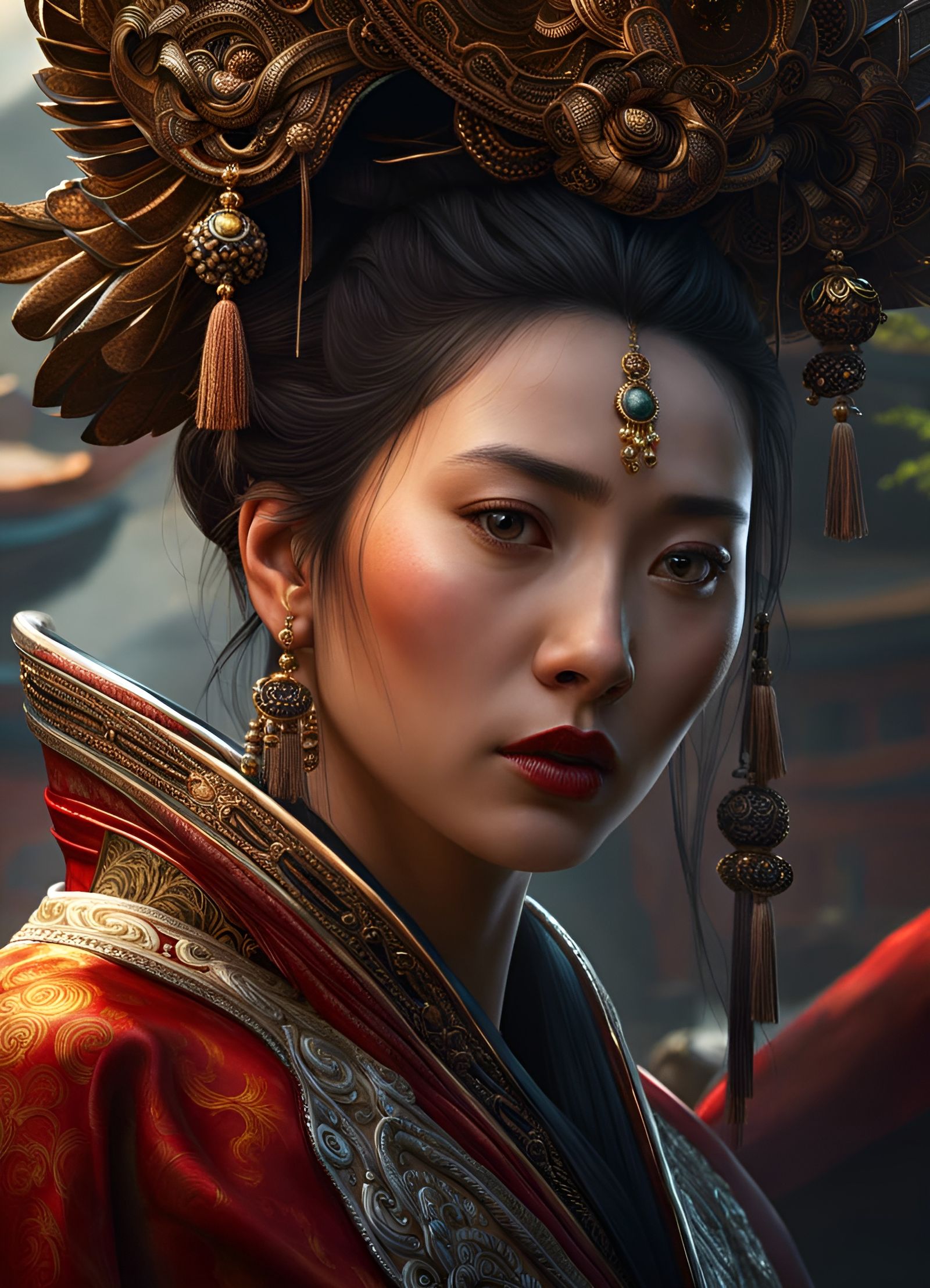 Chinese muse - AI Generated Artwork - NightCafe Creator