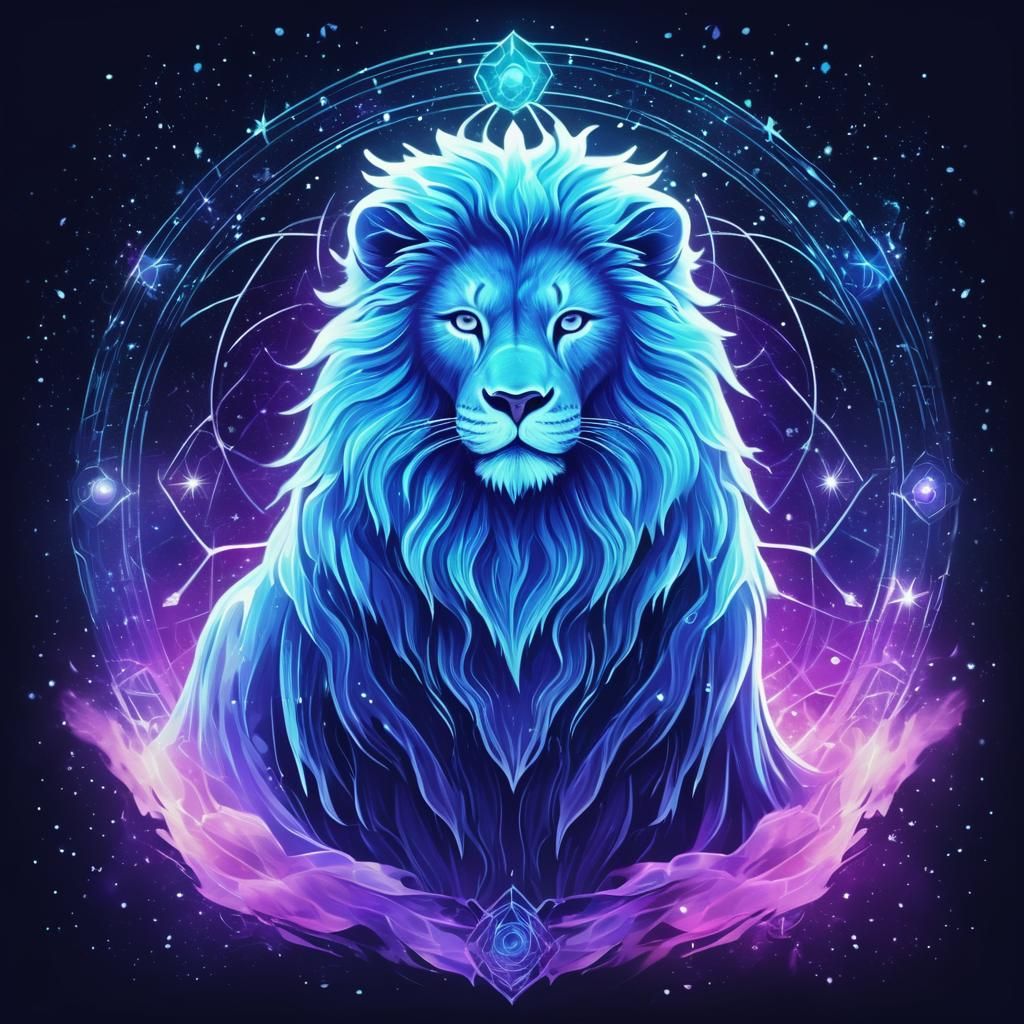 lion ghost in astral aura art style - AI Generated Artwork - NightCafe ...