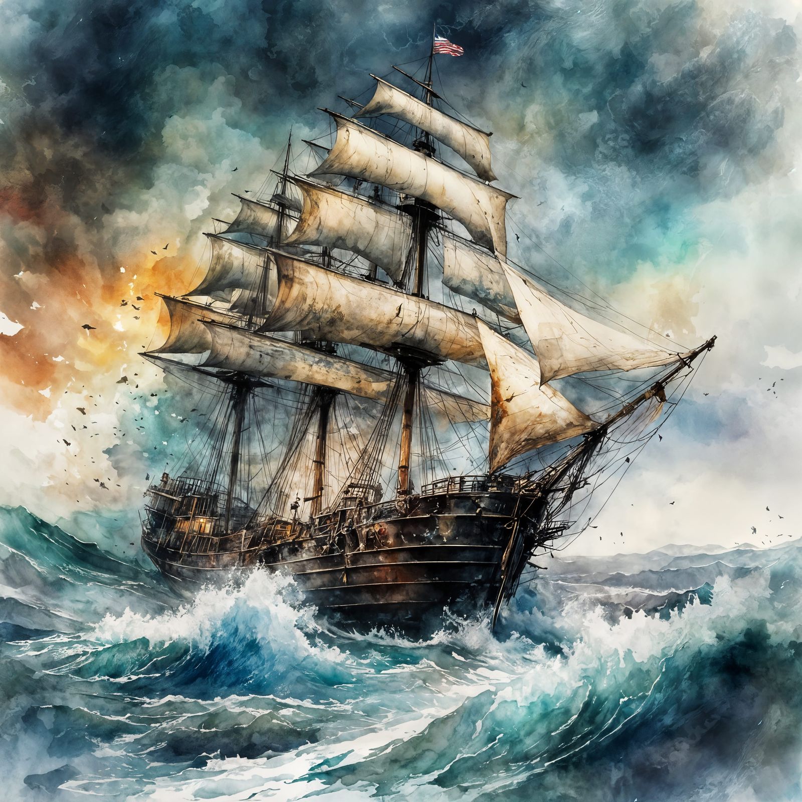 Flying Dutchman  by @Laevos