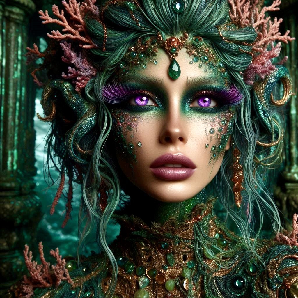 Emerald Depths: The Abyssal Priestess