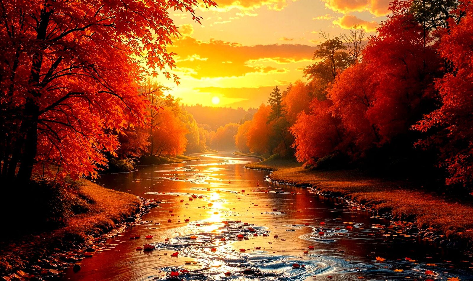 Autumn Morning  by @mathy_art_girl_305