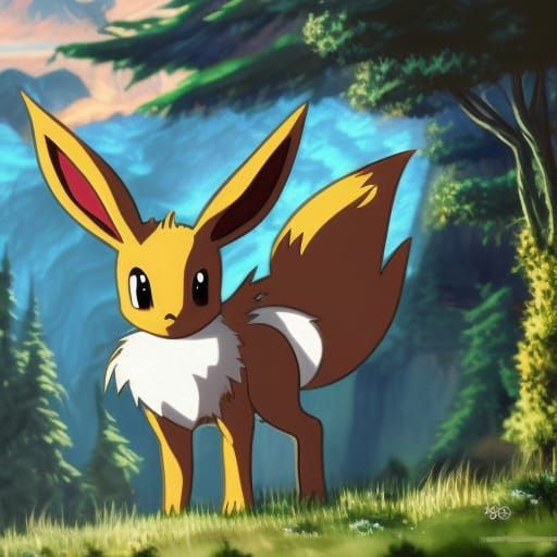 ArtStation - Shiny Eevee