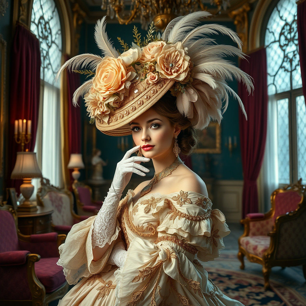 Extravagant hat  by @Morning Dawn