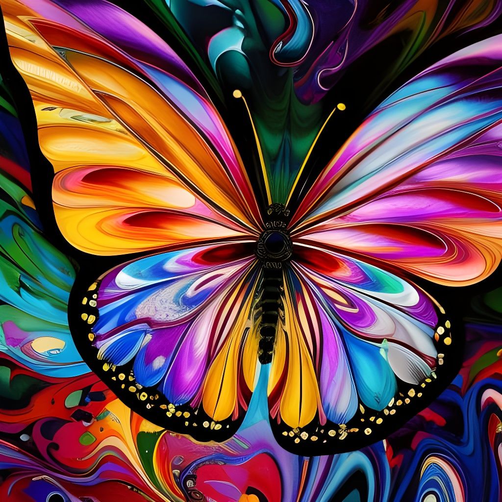 Butterfly - AI Generated Artwork - NightCafe Creator