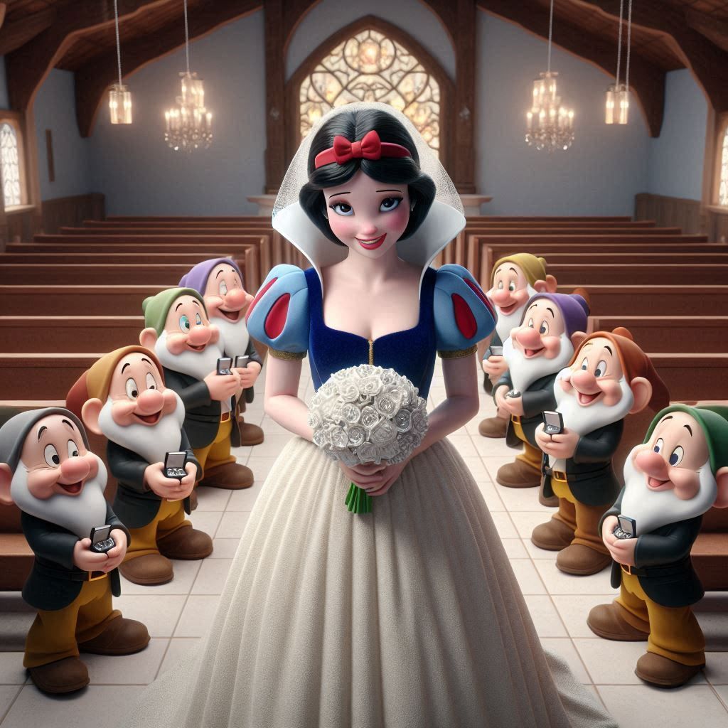 Tired of her stepmother's attention seeking drama Snow White...