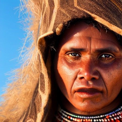 an australian aboriginal woman, traditional, highly detailed, ultra