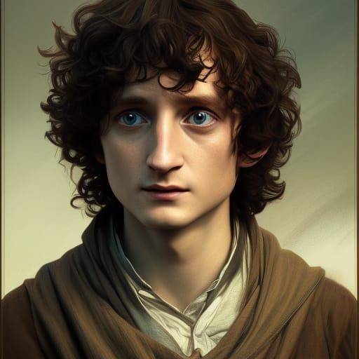 Frodo Baggins - AI Generated Artwork - NightCafe Creator