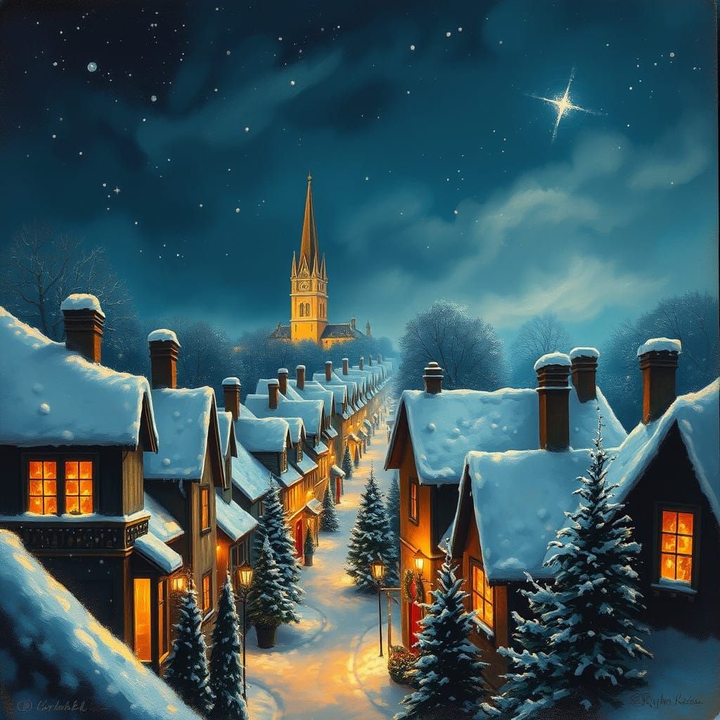 christmas eve nightscape
  by @Taylord