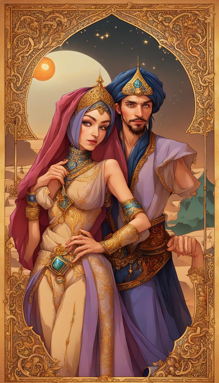 the king and queen of the One Thousand and One Nights.