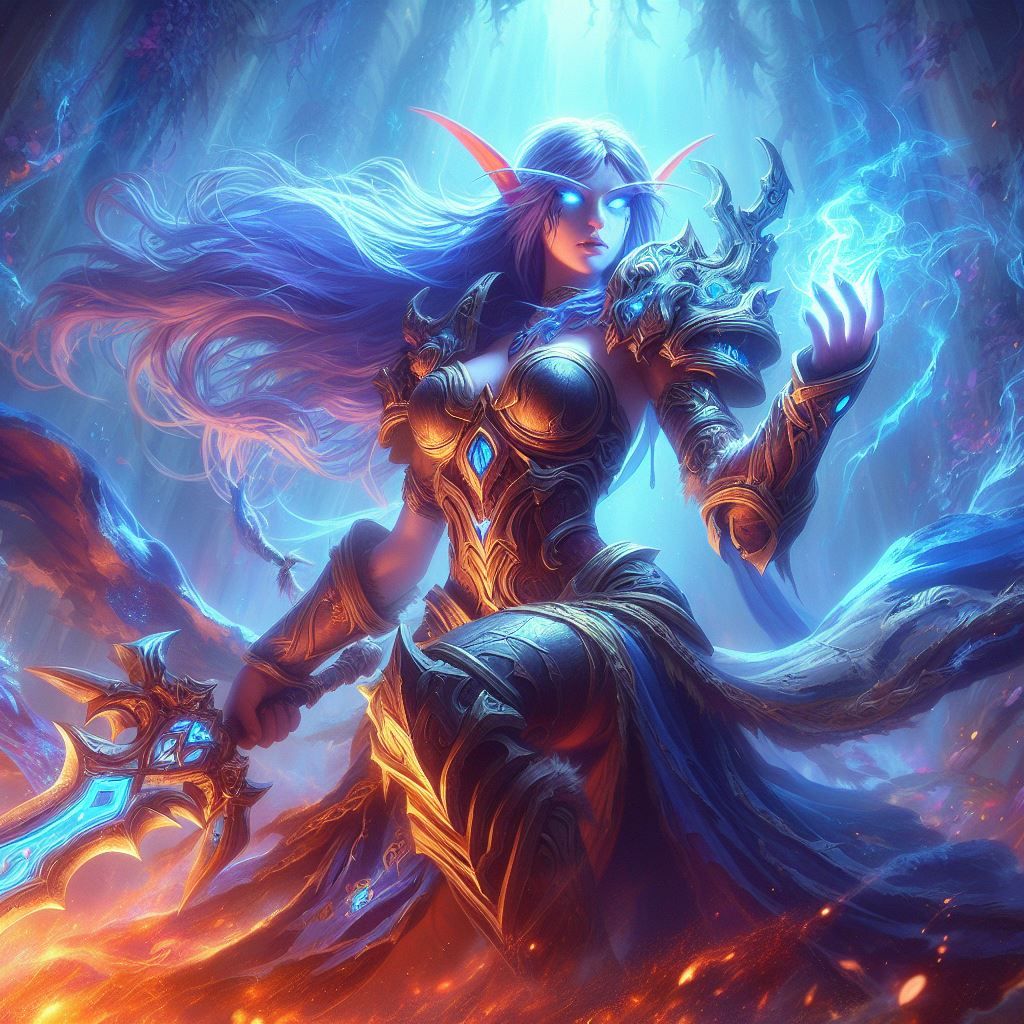 Elven Battle Mage is Engaged