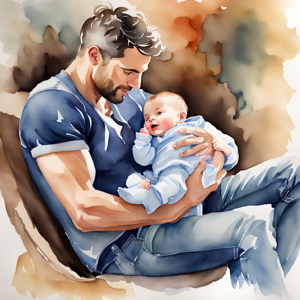 Cuddles with Daddy  by @Northview