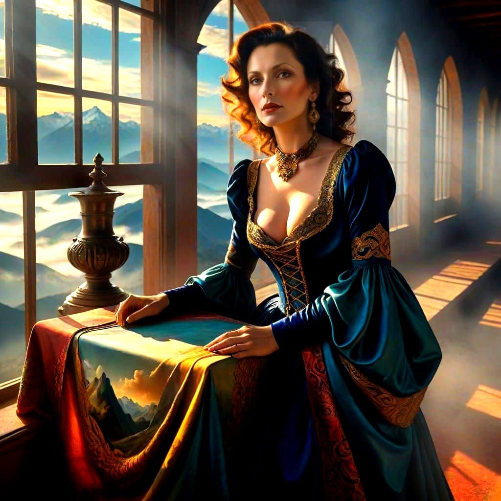 Charismatic Lady Exudes Confidence and Beauty