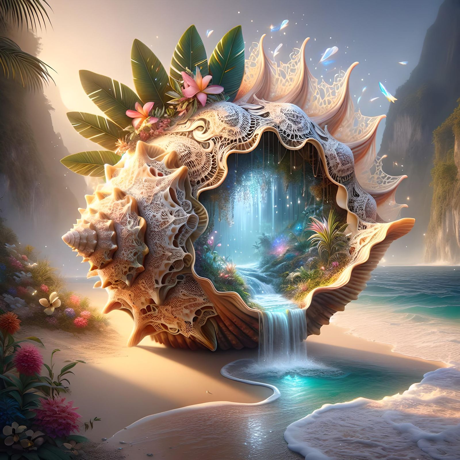 Come to the Shelly Waterfall  by @Pau Poe