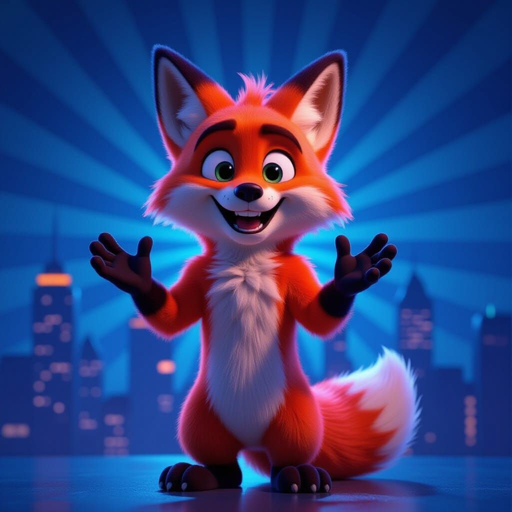 A pretty handsome fox :3