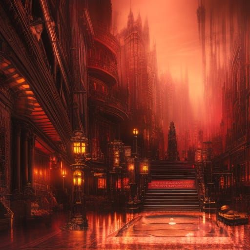 hell city - AI Generated Artwork - NightCafe Creator