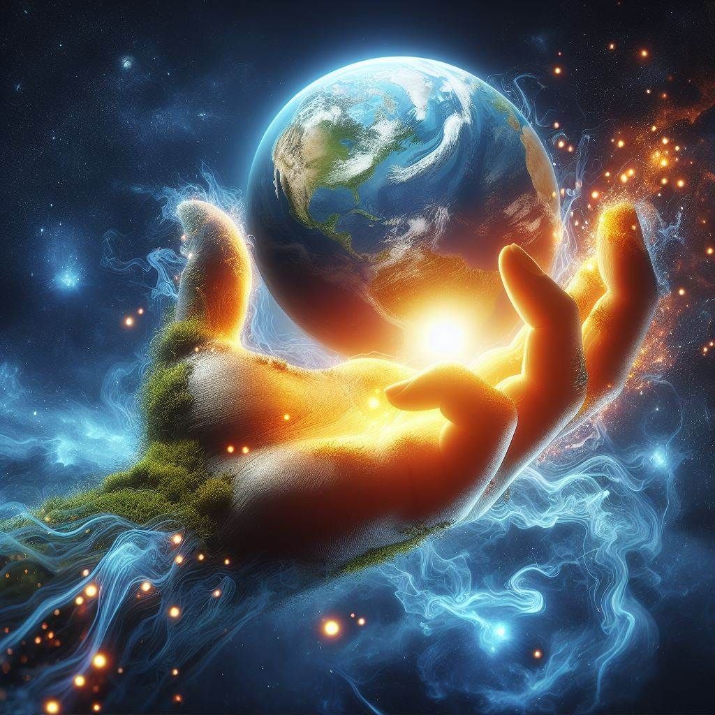 Bianca: « how does the Earth fit into the sky? »