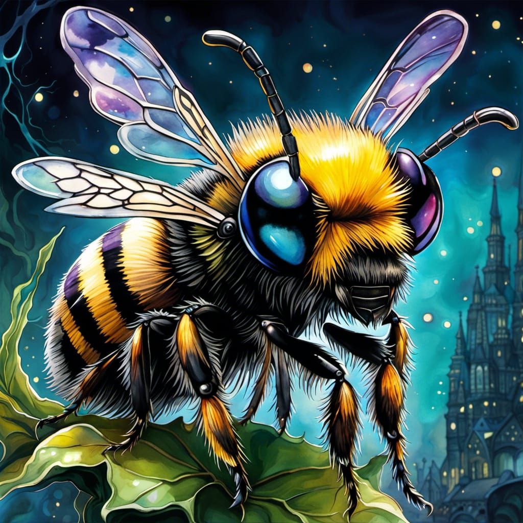 Bee - AI Generated Artwork - NightCafe Creator