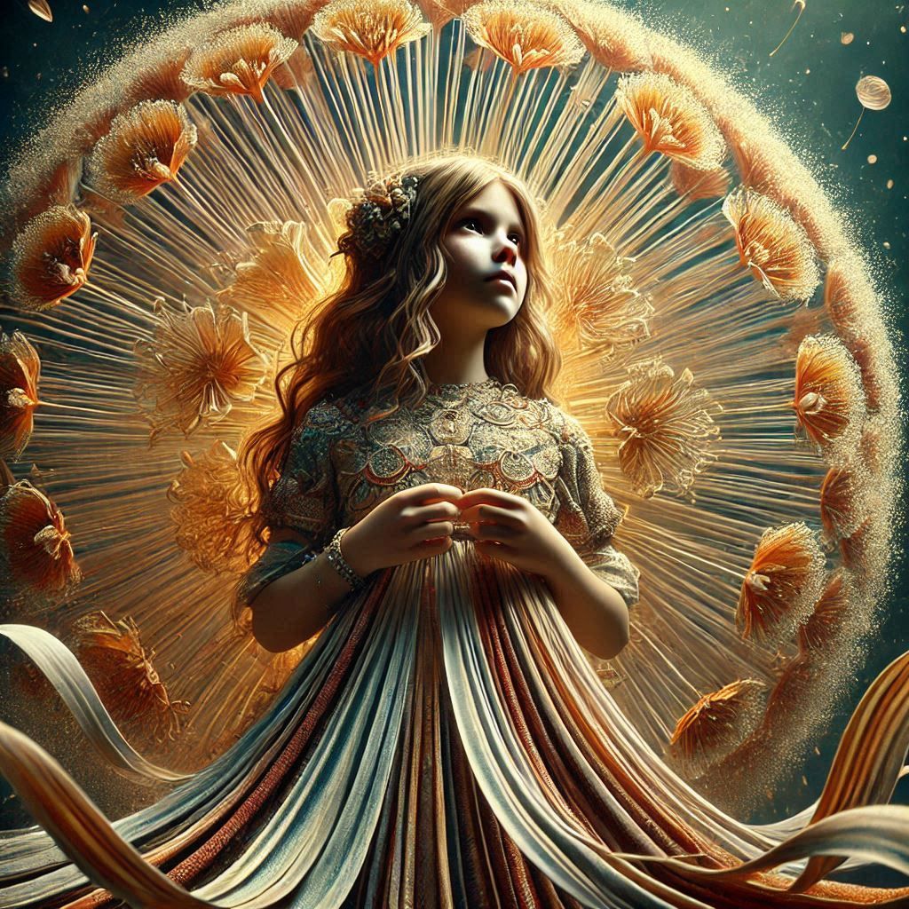 The magnificent dreams of little girls living near a field of dandelions -6