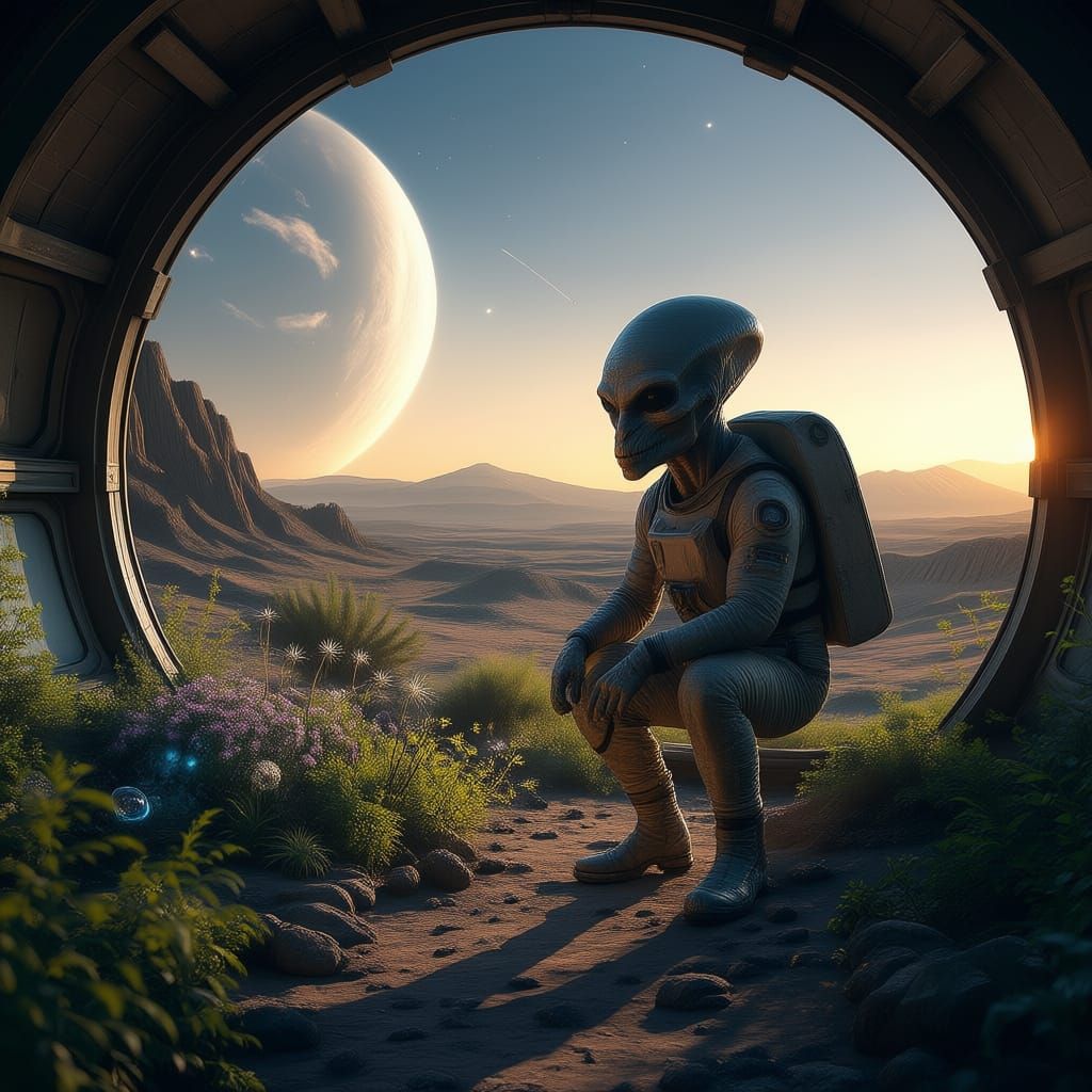 Earth in my backyard 