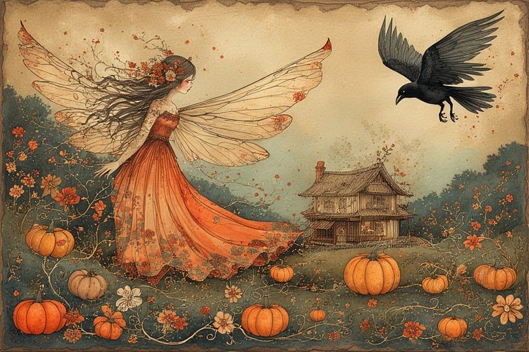 Whimsical fantasy illustration