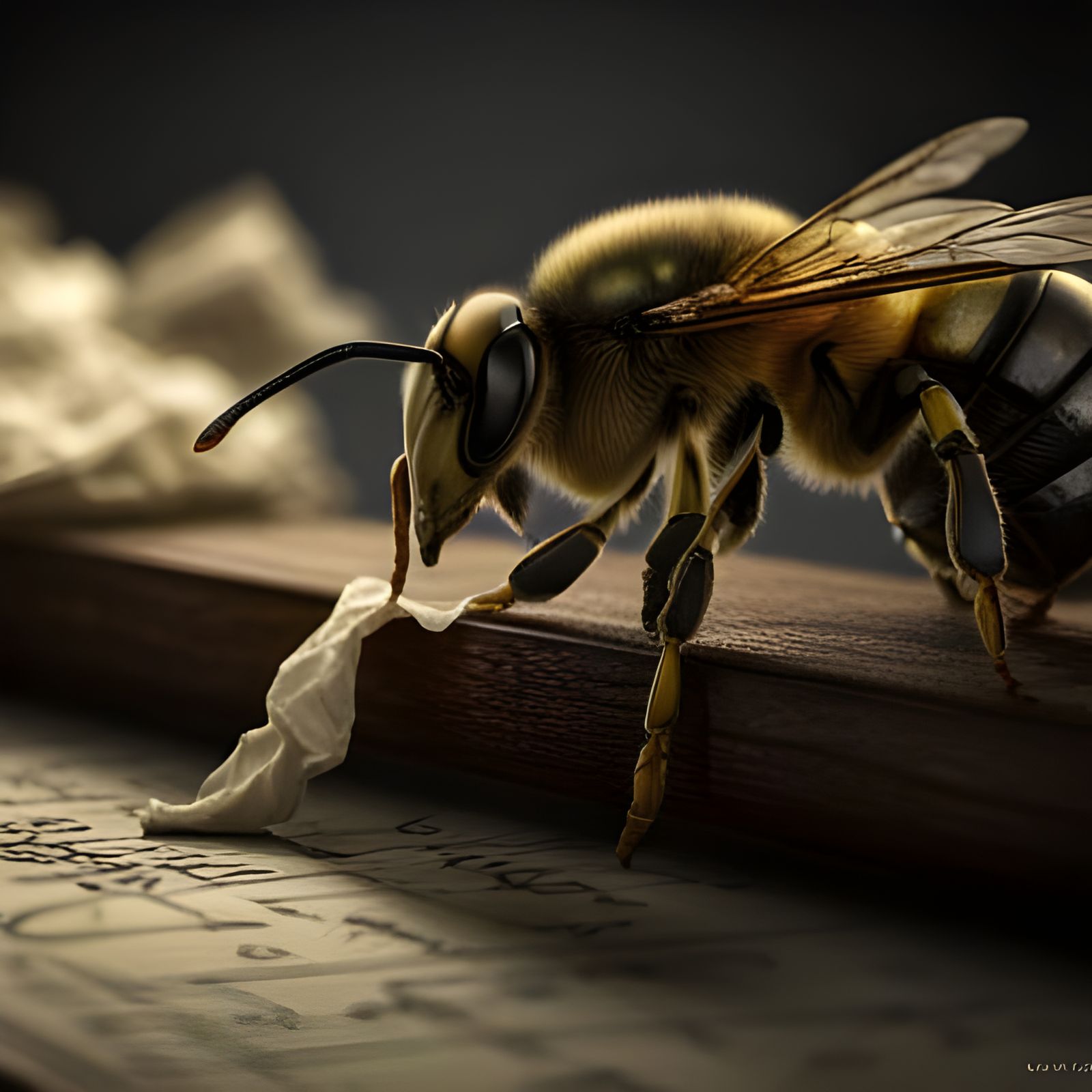 Bee.  by @Ayeyohellothere