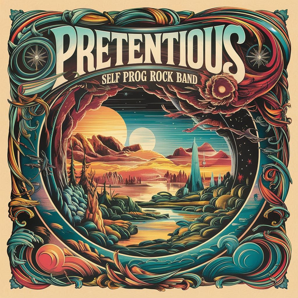 Pretentious.  by @Pigsy