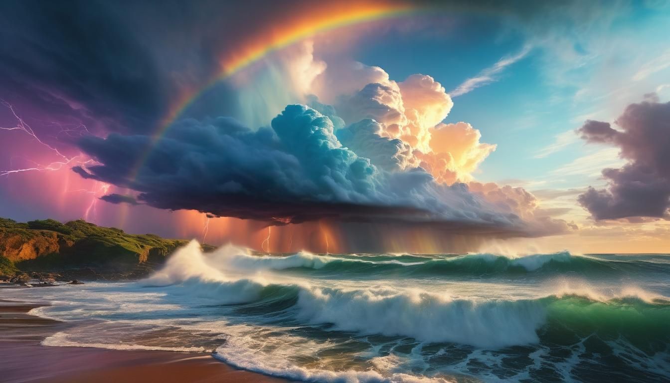 high resolution, high quality, ultra realistic, 8k, random universe with whimsical charm, reflecting ...  by @John Waghorn